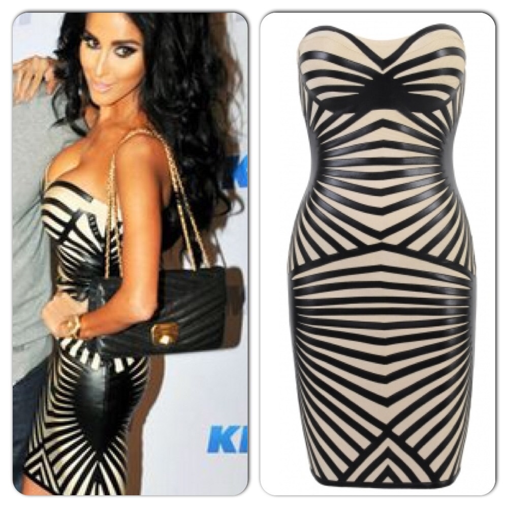 House of CB Aysha strapless Dress